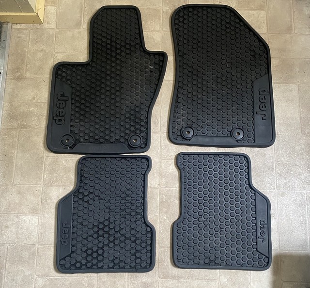 OEM Genuine MOPAR 20172019 Jeep Compass Rubber Winter Floor Mats Set 4
