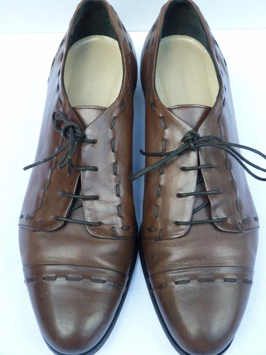 Nicole Farhi Women s shoes brogues size UK6 39 chesnut colour almost newdesigner