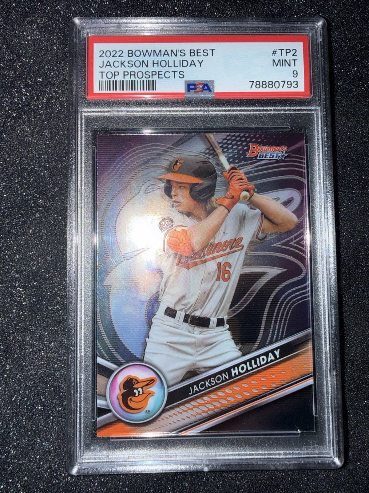 2022 Bowman's Best - Top Prospects Jackson Holliday #TP-2 (RC)