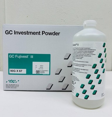 Fujivest II Casting Investment  Powder 90g x 67ea,60g x 100 &  Liquid 900ml [GC]