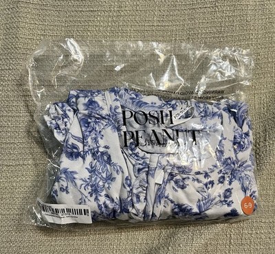 Posh Peanut Margaret Convertible One Piece size 6-9 month New Jammies Flower NWT