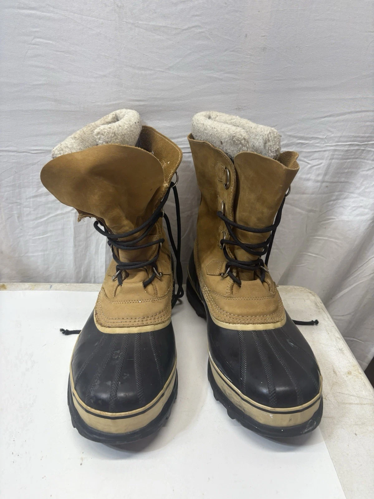 Sorel Men's Caribou Brown Waterproof Winter Boots Size 13 1000-281