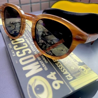MOSCOT LEMTOSH Blonde Frame Polarized Gray Lenses Sun Glasses 46 / 44 / 49