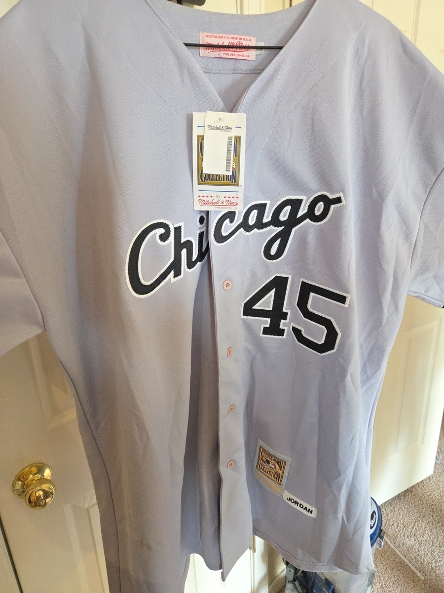 MICHAEL JORDAN AUTHENTIC Mitchell & Ness CHICAGO WHITE SOX