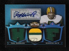 2007 Topps Triple Threads Relics Sapphire 3/3 Paul Hornung #TTRA101 Auto HOF 2s2