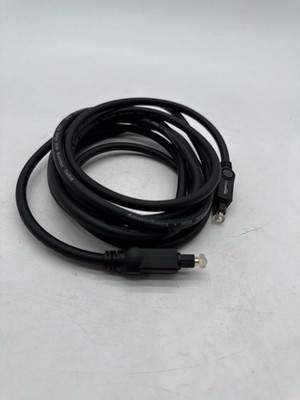 Amazon Basics Toslink Digital Optical Audio Cable Gold Plated 9.8ft Black