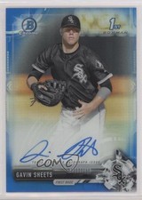 2017 Bowman Draft Chrome Pick Blue Refractor /150 Gavin Sheets #CDA-GS Auto 07m7