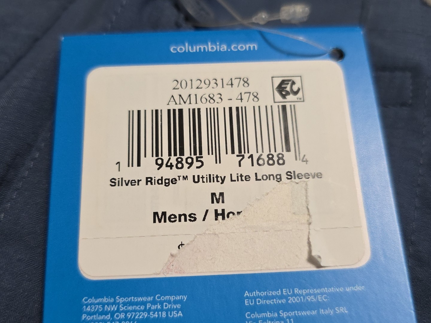 NEW Columbia Silver Ridge Utility Lite Blue Omni-Shade Long Sleeve Shirt Medium  thumbnail 10