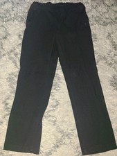 Womens Carhartt Black Relaxed Fit Ripstop Work Pants SMALL