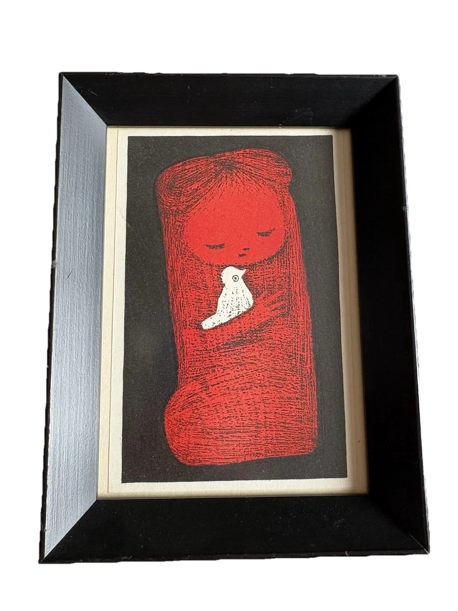 老式木刻版画古董日本版画| eBay