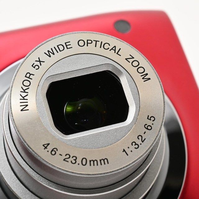 Nikon COOLPIX A100 Red Compact Digital Camera with 16GB SD Card