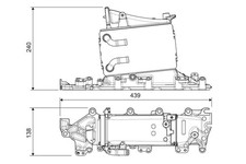 Ladeluftkühler VALEO 822935 Aluminium für VW GOLF 7 5G1 BQ1 BE1 BE2 Variant BA5