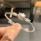 NEW Hello Kitty Bracelet Girls Women's Face Pink Bow Adjustable Zinc Alloy — photo 3