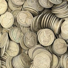 Lot of 800 5c WW2 Jefferson War Nickles 35% Silver US Coin UNDER MELT GREAT DEAL