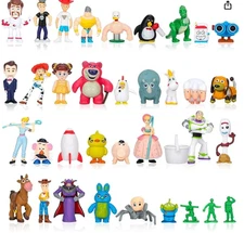 36 PIECES TOY STORY ACTION FIGURE SET / CAKE TOPPERS-PVC-NEXT DAY FREE SHIPPING