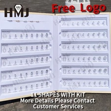 CZ Gemstone Set Comparison Carat Tools Ring Size Jewelry Test Kit Size Zirconia