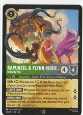 RAPUNZEL  FLYNN RIDER - UNLIKELY PAIR 100/204 ATTACK OF THE VINE LORCANA NM/M