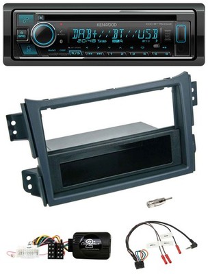 Kenwood Lenkrad Bluetooth DAB USB CD Autoradio für Opel Agila B Suzuki Splash 20