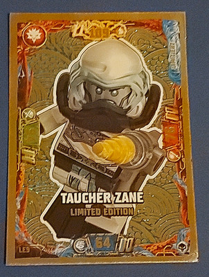LEGO Ninjago TCG Karte Taucher Zane LE9 Limited Edition limitierte Auflage DE