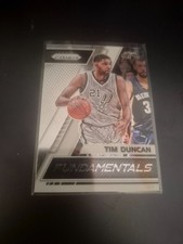 2017-18 panini prizm basketball Fundamentals Tim Duncan no 1