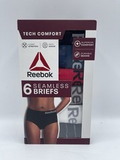 REEBOK Women's Tech Comfort 6 Seamless Briefs 2XL SEALED