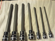Matco Adv 1438 Drive 7-pc. Metric Long Hex Socket Set 4mm - 10mm New