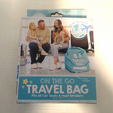 Regalo On the Go Car Seat Travel Bag Turquoise Airline Approved, Stroller Fit