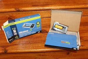 OPEN BOX / NEW SEALED Linksys WPC54G Wireless-G Notebook Adapter - PCMCIA Card