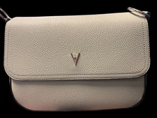 Vanessa Williams Leather Crossbody Bag with Flap Closure -NWT