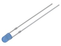 5X OSB5YU3C44A Led Blau 3 Mm 330-500Mcd 40° Front: GewöLbt 2,9-3,4VDC 102Mw Opto