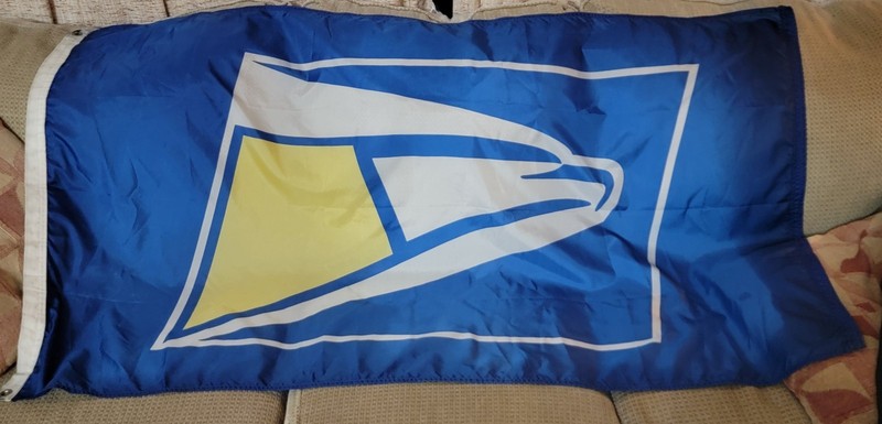 Biking USPS Postal Yellow Jersey Flag Lance Armstrong Cycling Tour De France 