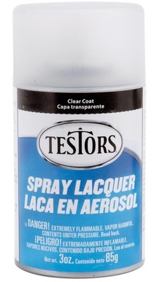 Testors Spray Lacquer 3oz Clear Matte Dullcote 1260T -  075611126005