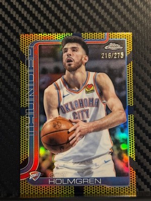 2025-26 Topps Chrome - Chet Holmgren #134 Yellow Ball Refractor 216/275