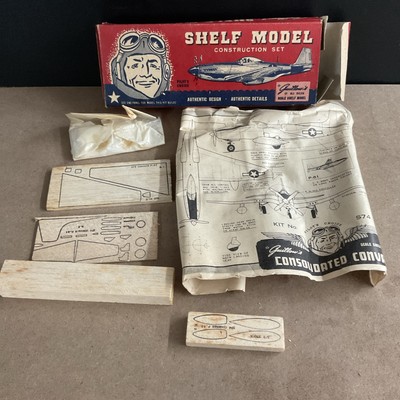 Guillows Shelf Model Convair P-81 Kit S74 Balsa Wood Construction Set USA