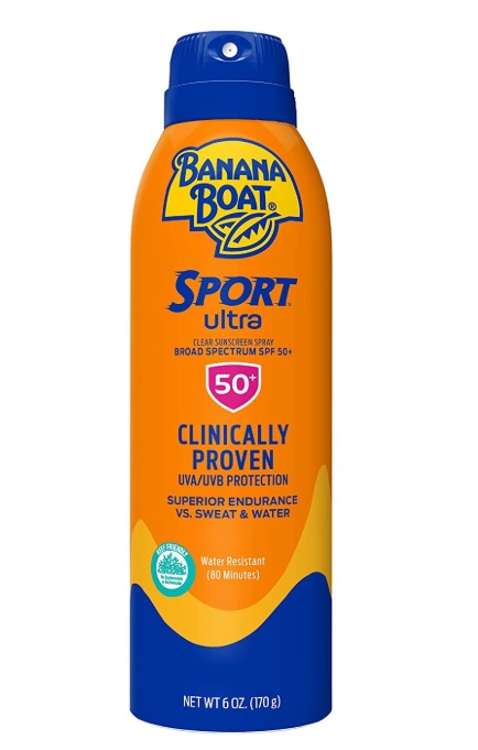 Banana Boat Ultra Sport SPF 50 Sunscreen Spray 6oz Expires 4/2026