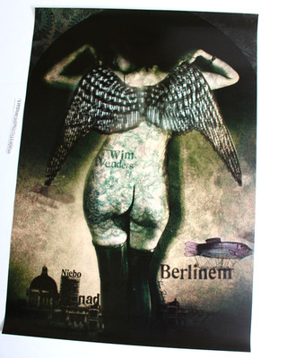 WINGS OF DESIRE EUROPEAN SURREALIST WIM WENDERS NICK CAVE MOVIE POSTER