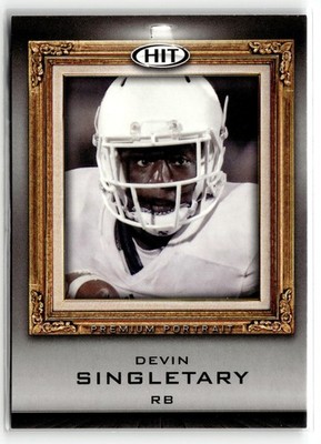 Devin Singletary 2019 SAGE HIT Premium Portrait Florida Atlantic Owls #PP-05
