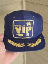 🔥 Vintage 70s-80s CATERPILLAR VIP Snapback Hat ~ Louisville