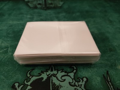 100 weiße Kartenhüllen Standardgröße TCG Protektoren Pokemon MTG Yugioh