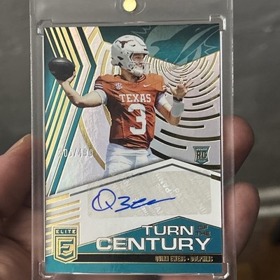 2025 Panini Donruss Elite - Turn of the Century Autographs Quinn Ewers #TOC-QEW