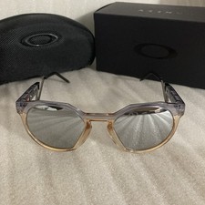 Oakley HSTN METAL Square Sunglasses Polarized Silver Lens New