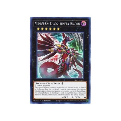 Yu-Gi-Oh TCG DLCS-DE045 C Nummer C5: Chaos Chimäre Drache Drachen der Legende: Th