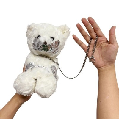 Transportable Bear Molded Charm Environmental Aware PRESENTATION Cottonwork For