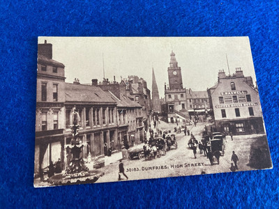 Dumfries DG2 Vintage Postkarte