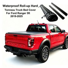 Roll-up Hard Waterproof Tonneau Truck Bed Cover Manual For 2019-2025 Ranger 5ft Roll-up Hard Waterproof Tonneau Truck Bed Cover Manual For 2019-2025 Ranger 5ft