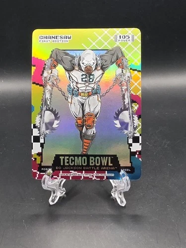 BO JACKSON BATTLE ARENA TECMO BOWL CHANESAW 80'S RAD STEEL DE'VON ACHANE