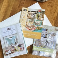 Stampin' Up Idea Book  Catalog Lot of 3: 2008 Fall-Winter, 2009-2010, 2011