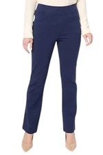 Belle by Kim Gravel Women's Ponte Baby Boot Cut Pant Twilight