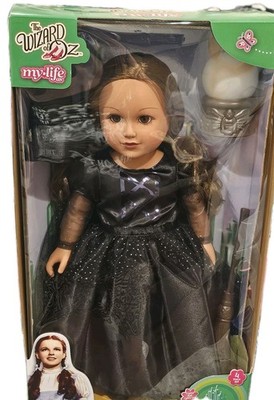 [MY LIFE AS] Wizard of Oz Wicked Witch 18inch Doll Light Brown Hair Brown Eyes