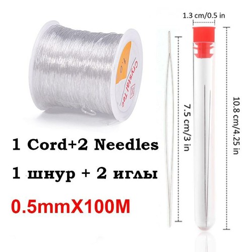 Elastic Cord String Transparent Elastic Thread For Jewelry Making Diy 0.5-1.5mm - Picture 45 of 49